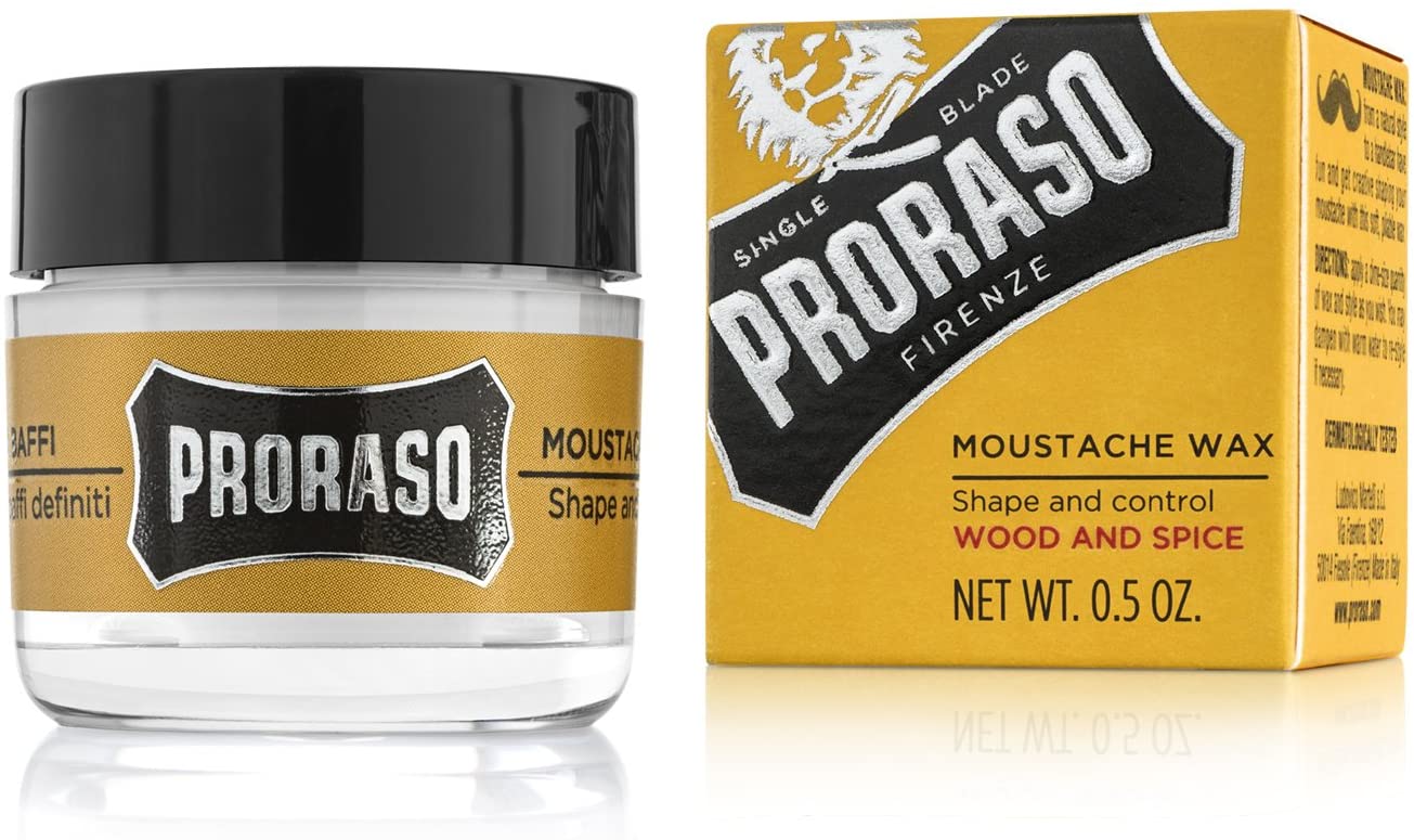 Proraso Moustache Wax Wood & Spice 15ml