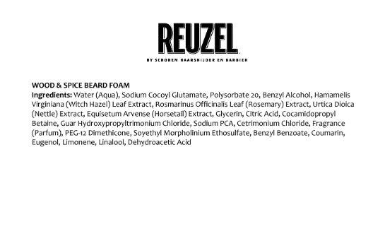Reuzel Beard Schaum Wood & Spice 70ml
