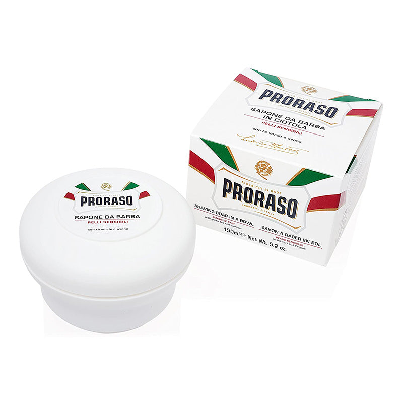 Proraso Shaving Soap White Sensitive Bowl 150ml