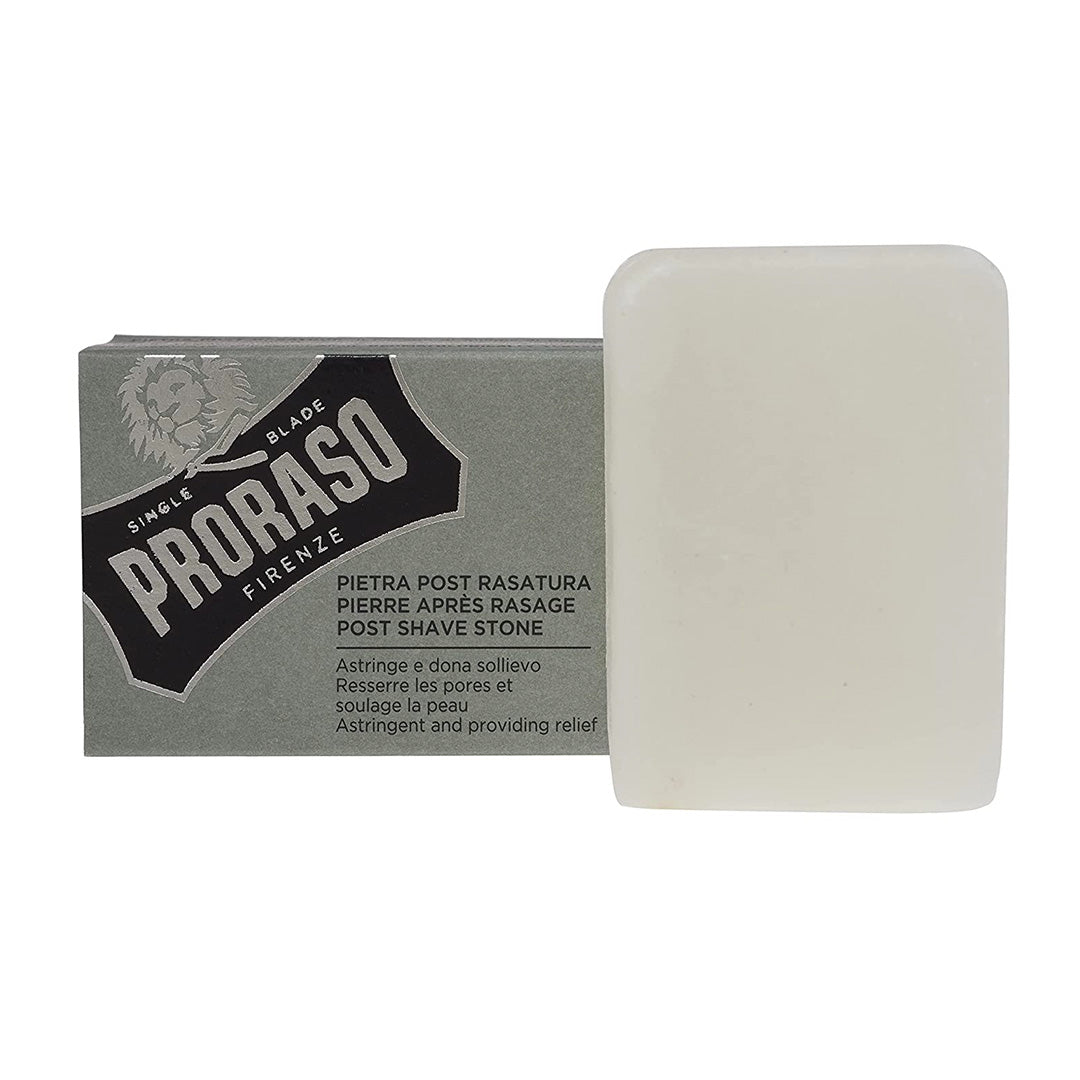 Proraso Post Shave Stone Alaunstein 100g - PRO-400801 - ausgepackt auf weißem Hintergrund