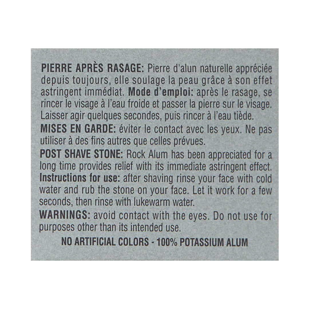 Proraso Post Shave Stone Alaunstein 100g - PRO-400801 - Inhaltsstoffe