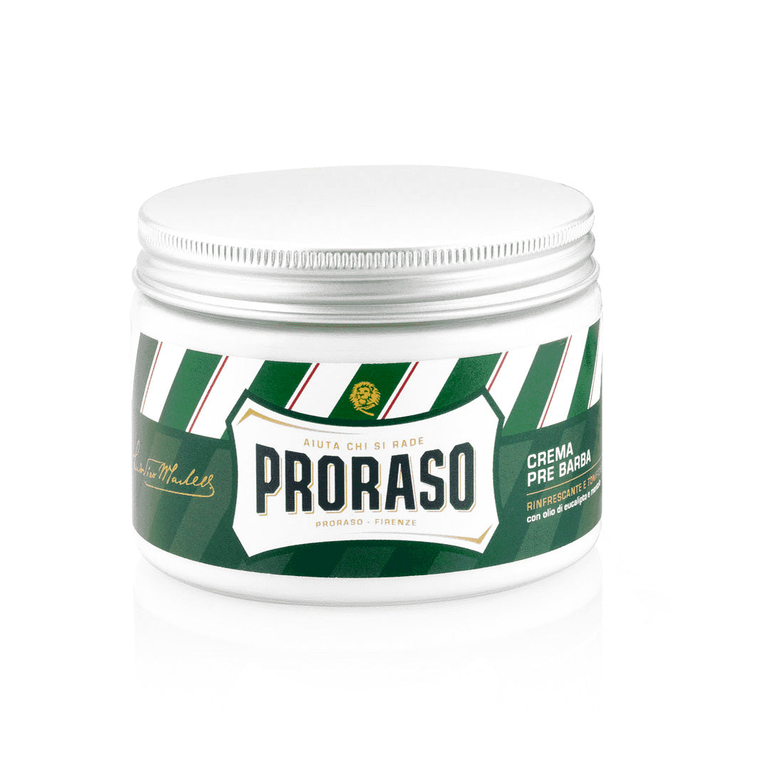 Proraso Pre-Shave Cream Green Refresh Mini 15ml - PRO-400350 - Front weißer Hintergrund