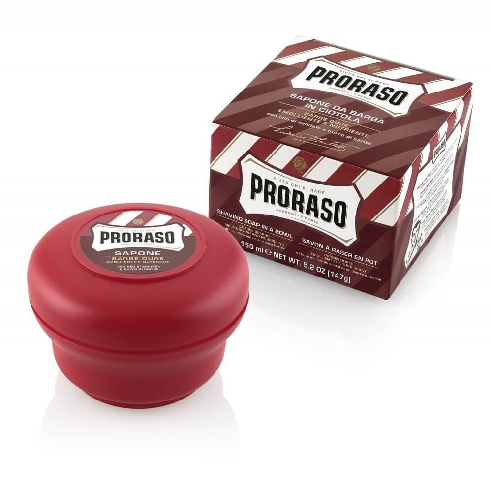 Proraso Shaving Soap Red Nourish Bowl 150ml